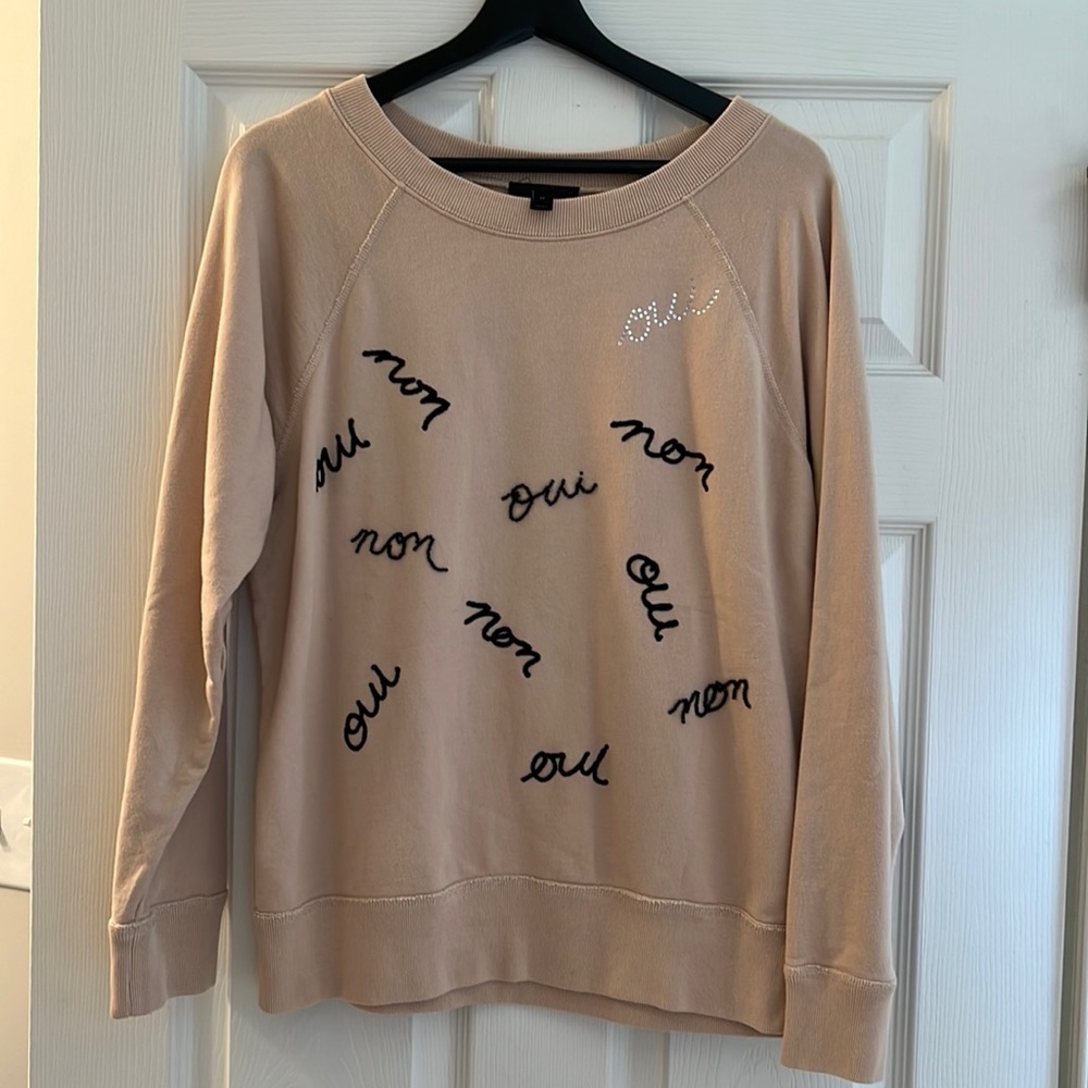 J. Crew French sweatshirt